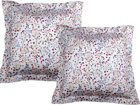 Lot De 2 Taies D oreiller 100 satin De Coton Peigné 80 Fils cm²