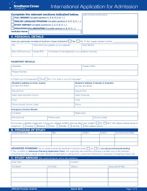 Fillable Online Scu Application Form Fax Email Print Pdffiller