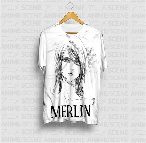 Camiseta Merlin Wanted Nanatsu No Taizai Elo7