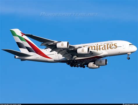 A Eok Emirates Airbus A Photo By Metal Birds And Feather Birds