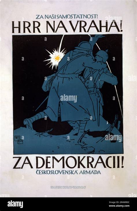 Deutsches Propagandaplakat 1918 Erster Weltkrieg Fotos Und