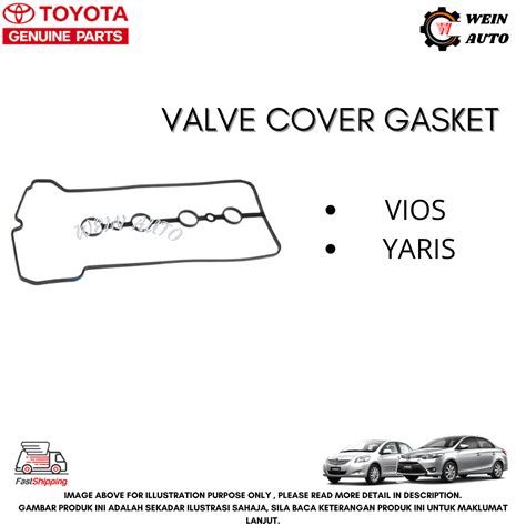 Toyota Genuine Valve Cover Gasket M For Toyota Vios Ncp