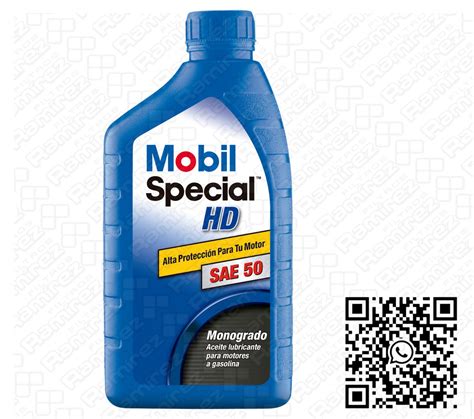 Aceite Sae Hd Mobil Monogrado Filtros Ramirez