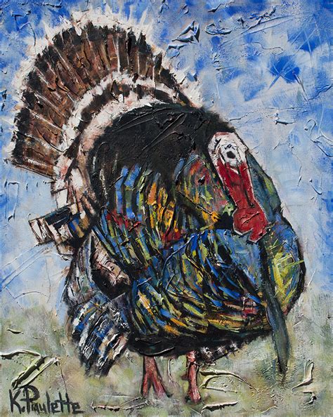 Wild Turkey Displaying - Kent Paulette