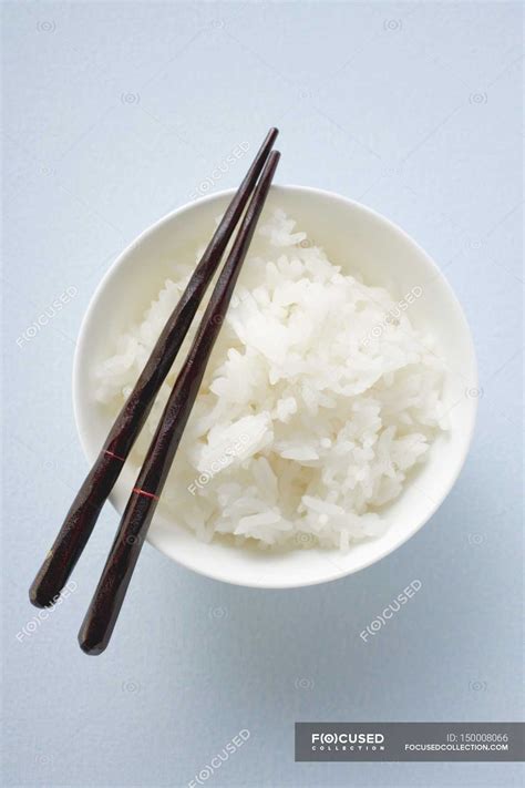 Chinese Rice With Chopsticks