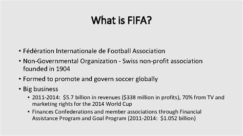 Reforming Fifa Steven A Bank Paul Hastings Professor