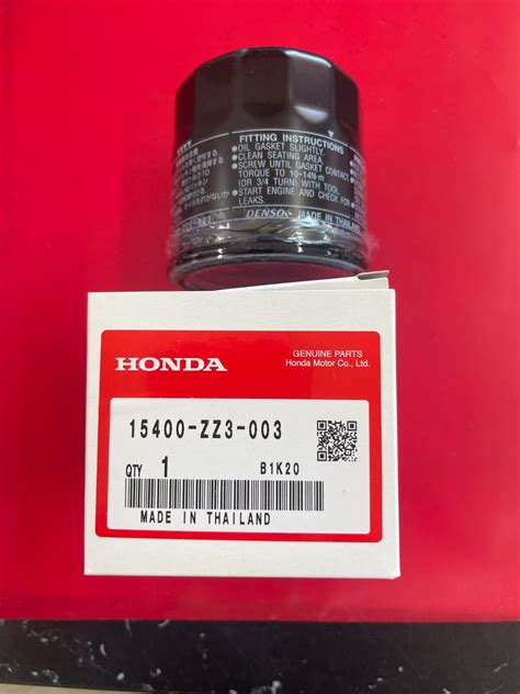 ***NOS HONDA 15400-ZZ3-003 FILTER, OIL | eBay