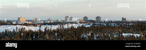 The city of Yellowknife, Northwest Territories, Canada Stock Photo - Alamy