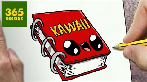 Comment Dessiner Cahier Kawaii Étape Par Étape Dessins Kawaii