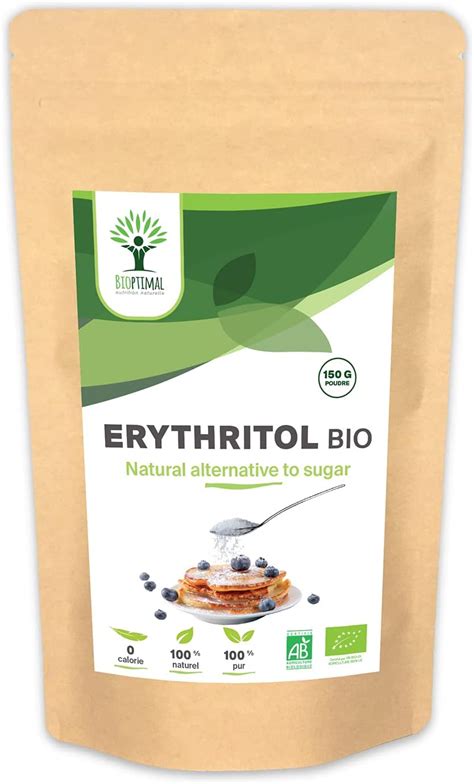 Eritritolo Bioptimal Erythritol Bio Zero Zucchero Zero Calorie