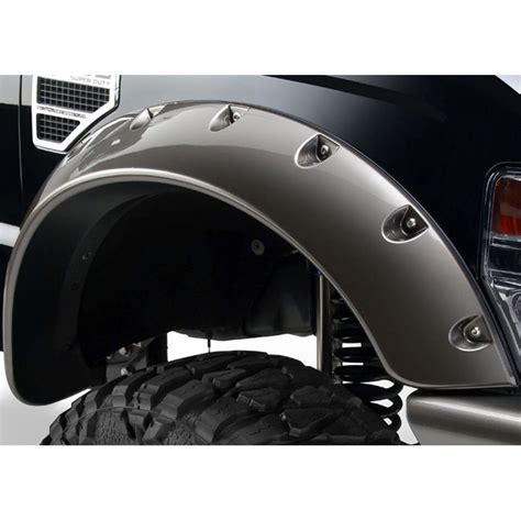 Bushwacker® Ford F 350 Super Duty 2008 Cut Out™ Matte Black Fender Flares