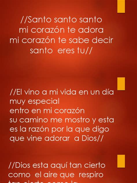 Diapositivas De Letras De Canciones Cristianas