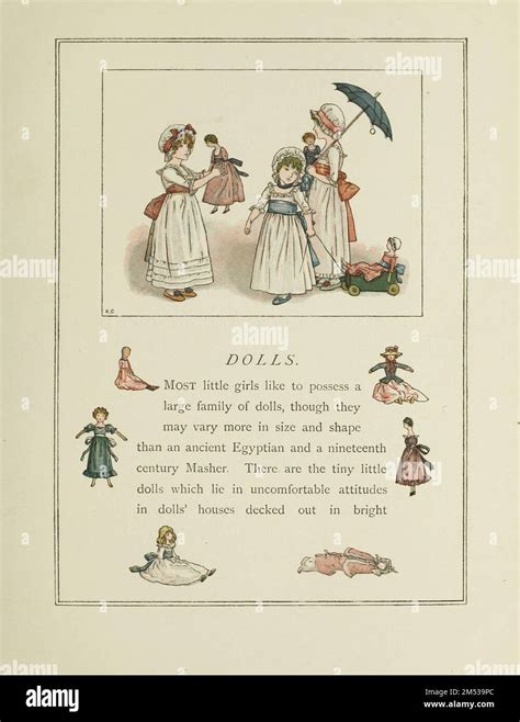 How To Play With Dolls From The Book Kate Greenaway S Book Of Games