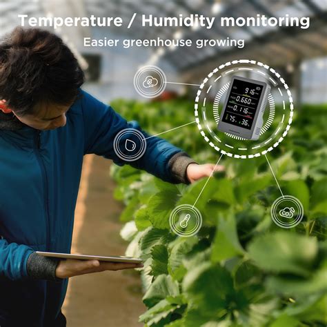 Snapklik AIROASIS 5 In 1 Professional Indoor Air Quality Monitor