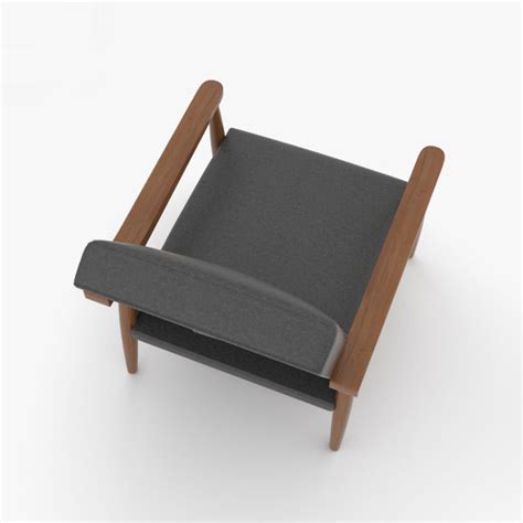 Better Homes And Gardens Flynn Mid Century Chair Wood Modelo 3d 29