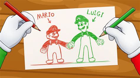 Mario and Luigi Drawing by Beary-Boo on DeviantArt