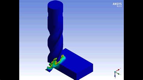 Ansys Workbench Explicit Dynamics End Milling Of Alsi Extended