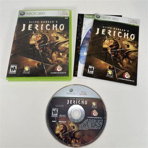 Clive Barker S Jericho Microsoft Xbox Complete Cib With