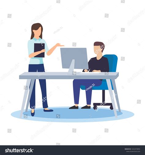 Concept Illustration Teamwork Background Stock Illustration 1652374855 ...