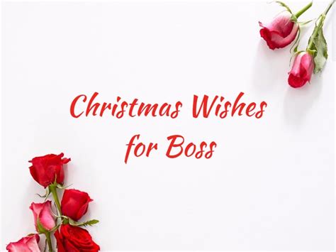 70 Heartwarming Christmas Wishes for Boss