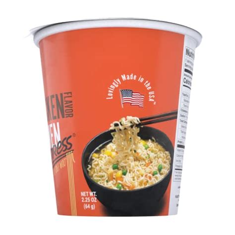 Ramen Express Chicken Flavor Ramen Cup Noodle 2 25 Oz Each Pack Of 12