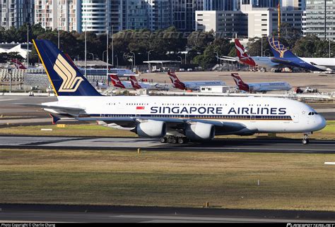 9V SKR Singapore Airlines Airbus A380 841 Photo By Charlie Chang ID