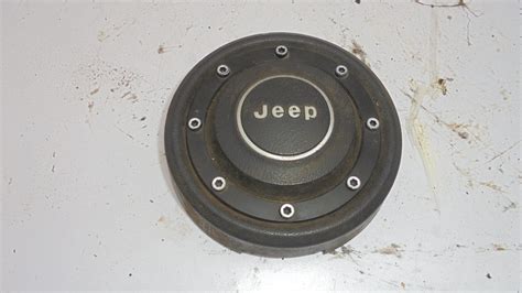 Jeep Cj Yj Black Laredo Horn Button One Jeep Jeep Parts