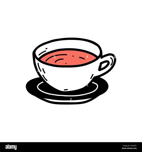 Tea or coffee cup vector doodle hand drawn Stock Vector Image & Art - Alamy