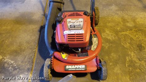 Snapper Lawn Mower In Nickerson Ks Item At9732 Sold Purple Wave