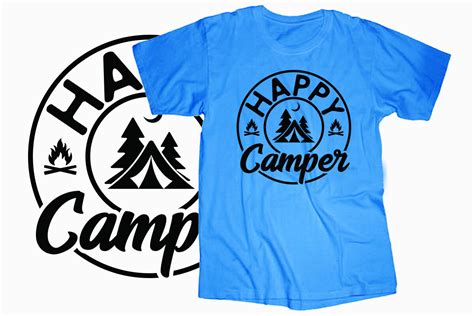 Happy Camper T Shirt Graphic By Texpert Creative Fabrica