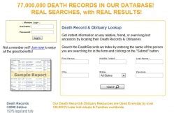 How To Do Obituary Searches - Public Death Records Search