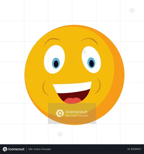 Big Smile Emoji Emoji Animated Icon Download In Json Lottie Or Mp4 Format