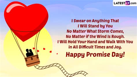 Happy Promise Day 2023 Greetings Wishes Romantic Messages Quotes