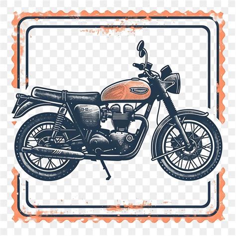 Psd retro motorbike triumph bonneville con diseño de camiseta de tinta