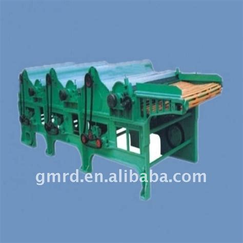 Six Roller Textile Waste Recycling Machine Line