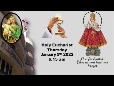 Live Holy Eucharist Live Holy Mass Am Thur January