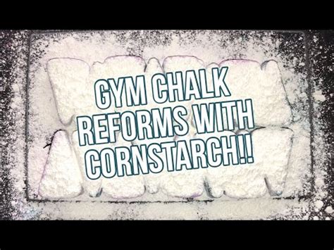 Gym Chalk Reforms With Cornstarch Squeaks Youtube