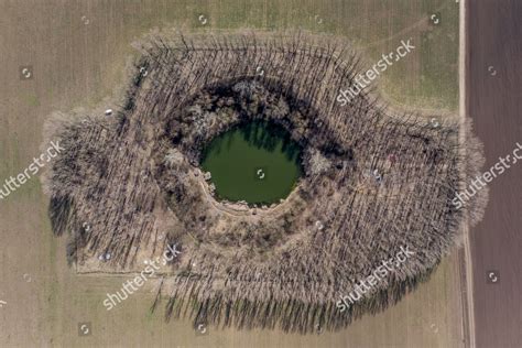 Lake Krater Crater Near Nagyhegyes 200 Editorial Stock Photo Stock