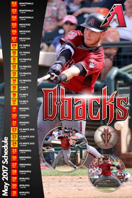 Printable Team Schedules MLB