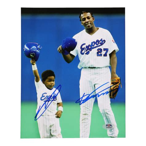 Vladimir Guerrero Sr Vladimir Guerrero Jr Signed Expos 8x10 Photo