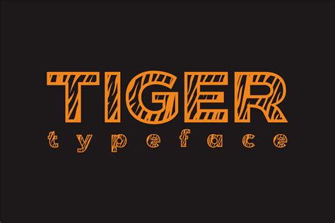 Download Tiger font | fontsme.com