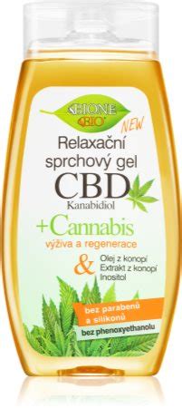 Bione Cosmetics Cannabis CBD Relaxing Shower Gel With CBD Notino Co Uk