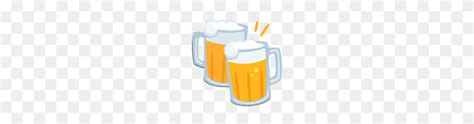 Clinking Beer Mugs Emoji On Messenger Beer Emoji PNG FlyClipart