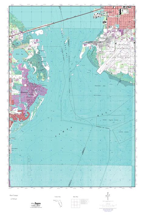 Mytopo Port Tampa Florida Usgs Quad Topo Map