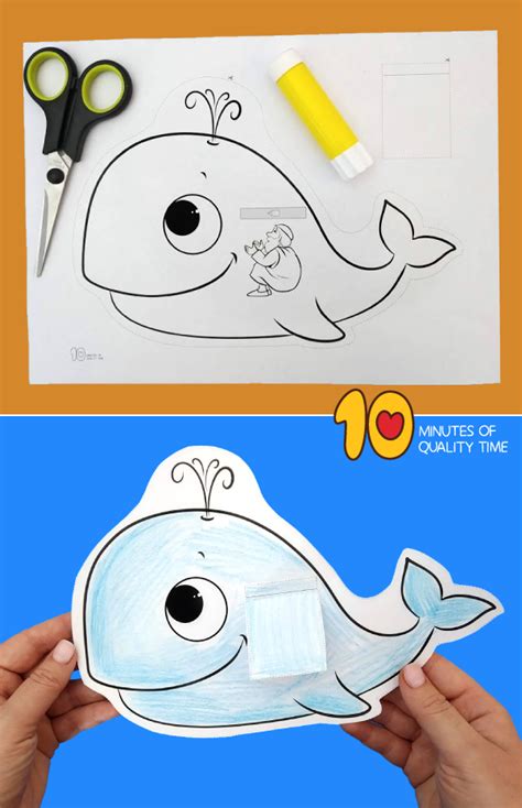 Jonah and the great fish craft – Artofit