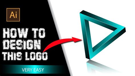 How To Draw The Impossible Triangle In Adobe Illustrator Tutorial YouTube