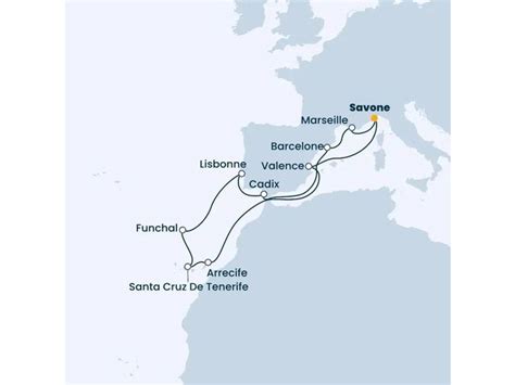 Croisiere En Italie Espagne Canaries Madere Et Portugal A Bord Du