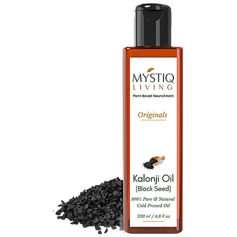 Buy Mystiq Living Originals Onion Black Seed Kalonji Oil Cold