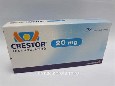 Crestor 20 Mg X 28 Compr Film 20mg Astrazeneca Uk Ltd Medicament