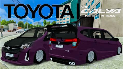 Review Mod Bussid Toyota All New Calya Facelift Modifikasi Racing